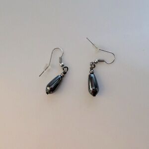 Elegant Black Drop Earrings